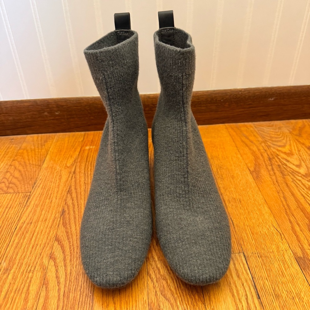 Everlane The Glove Boot Women’s Wool Blend Gray Booties Size 11 - Picture 5 of 11